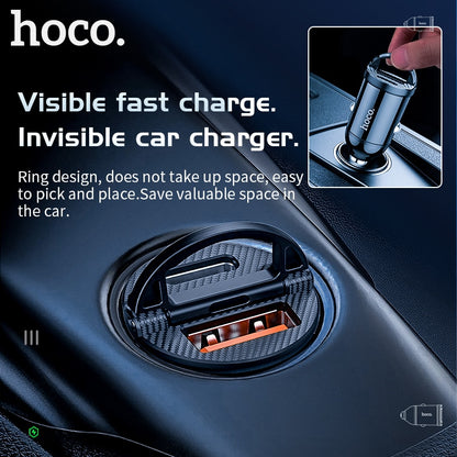 USB Car Charger PD 30W Fast Charging Supercharge