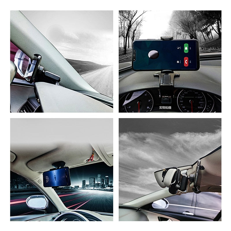 Clip Car Phone Holder Mount Mobile Phone Bracket