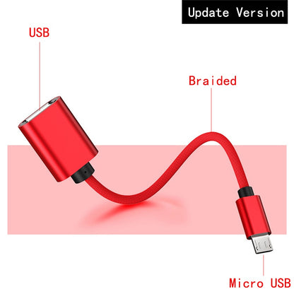 Adapter Micro USB Cables OTG USB