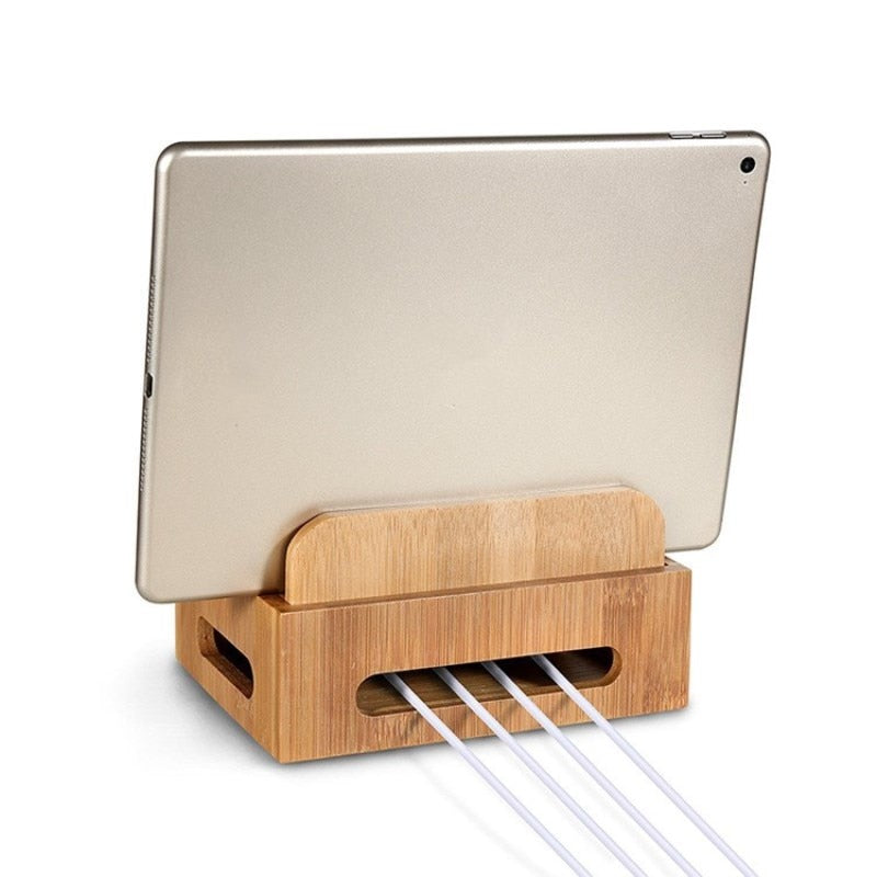 Bamboo Holder for iPhone Stand