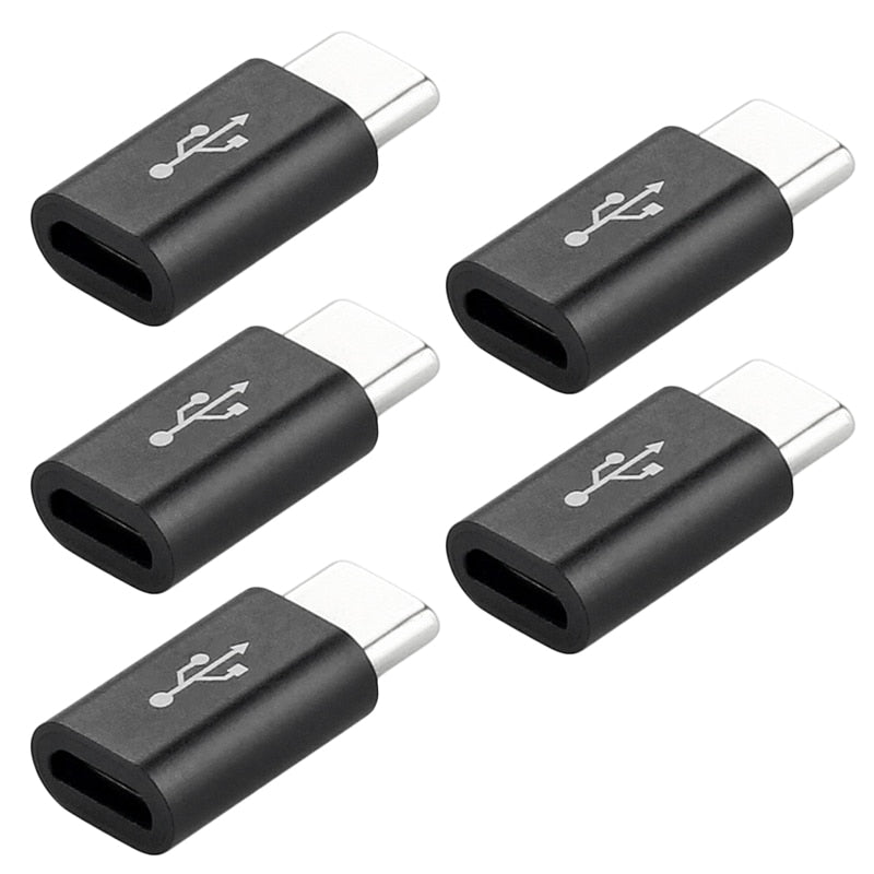 5PCS Micro USB To Type-C Adapter Mobile Phone