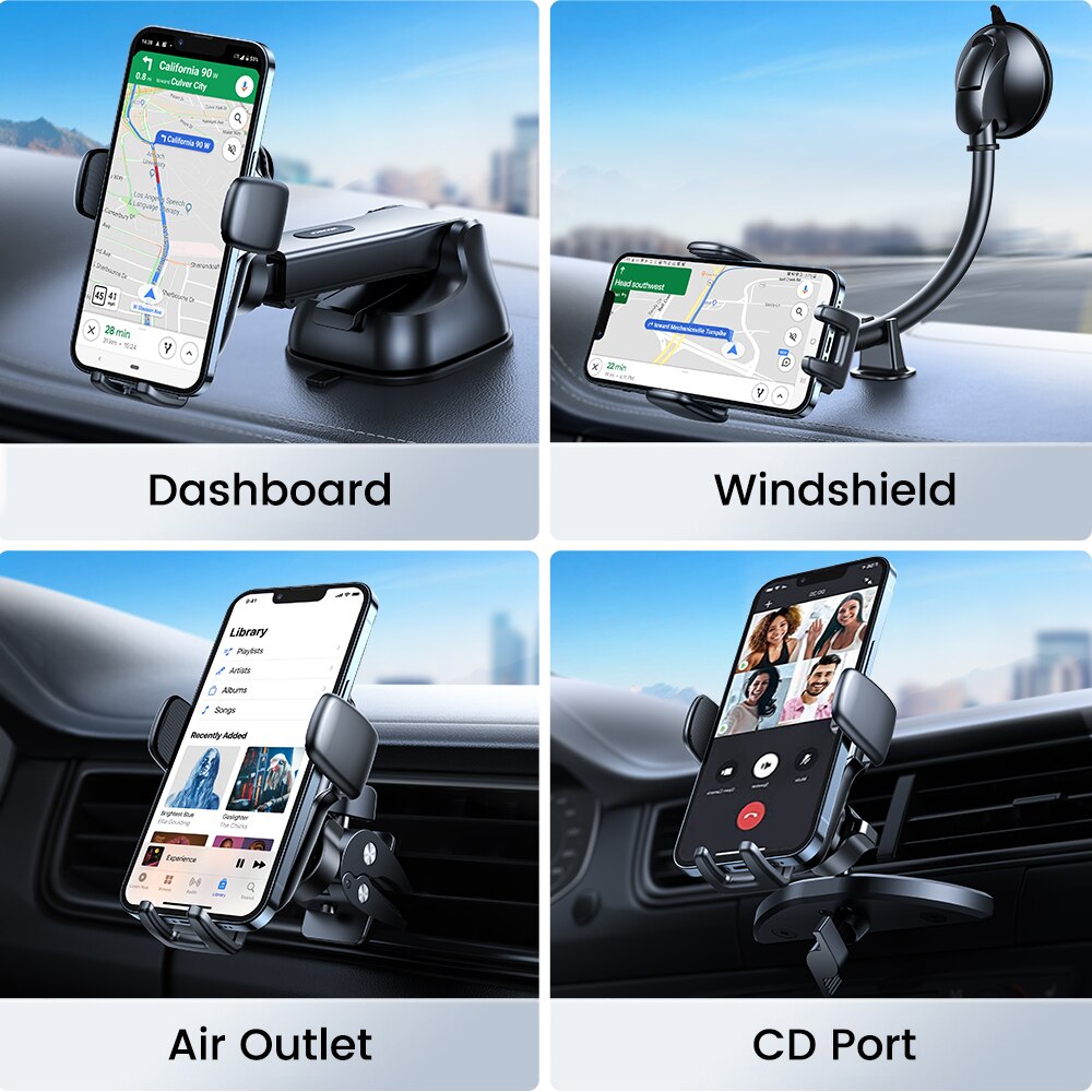 Car Phone Holder 15W Qi Wireless Charger Automatic