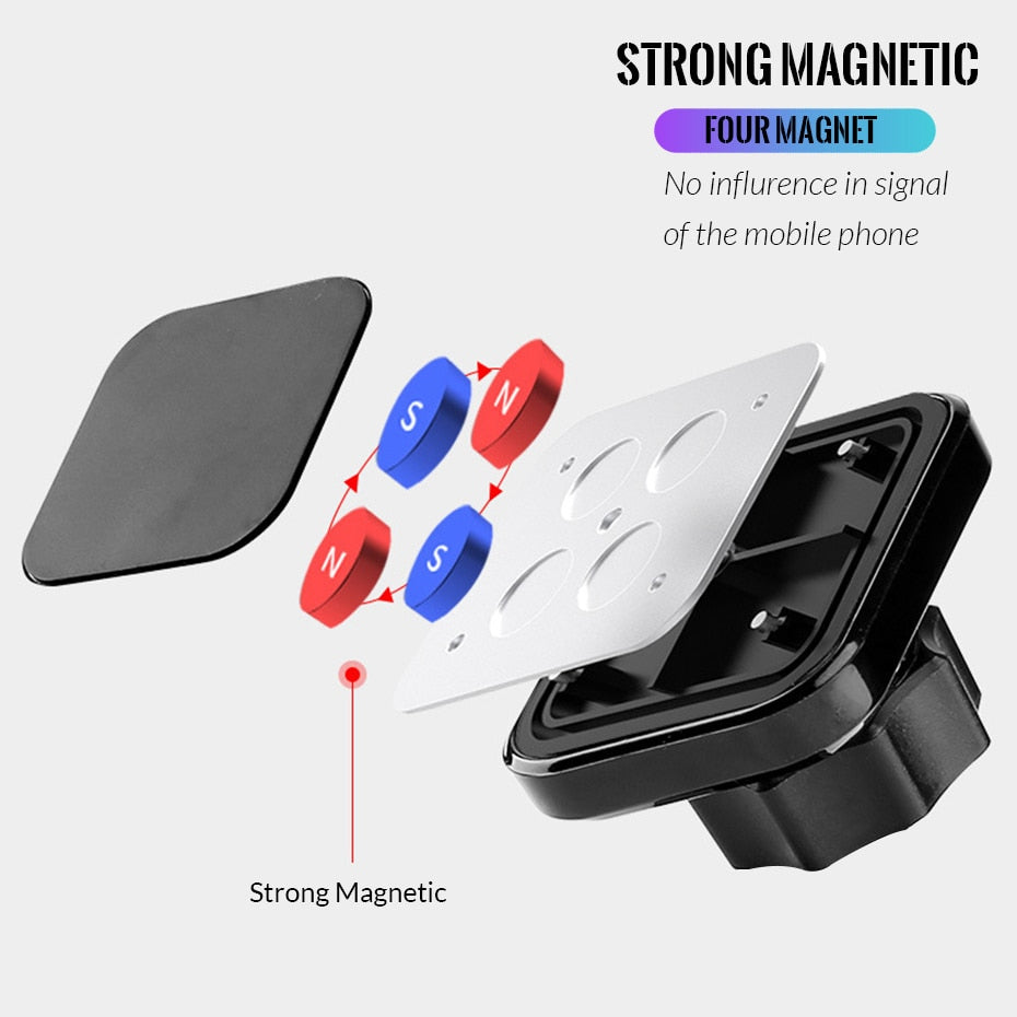 Magnetic Car Phone Holder Magnet Support Stand Mount