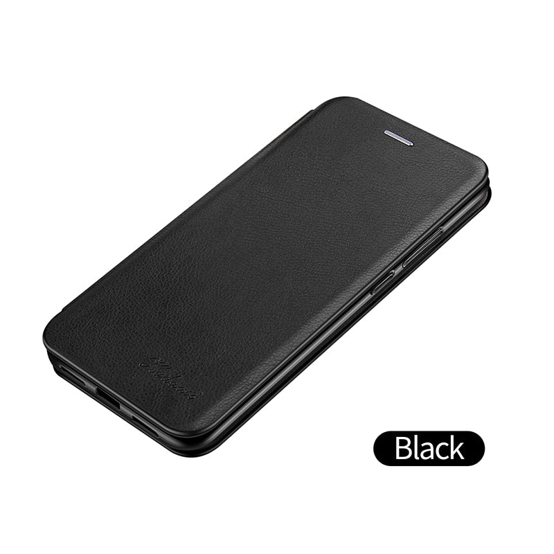 Leather Flip Case Ultra Wallet Cover Fundas