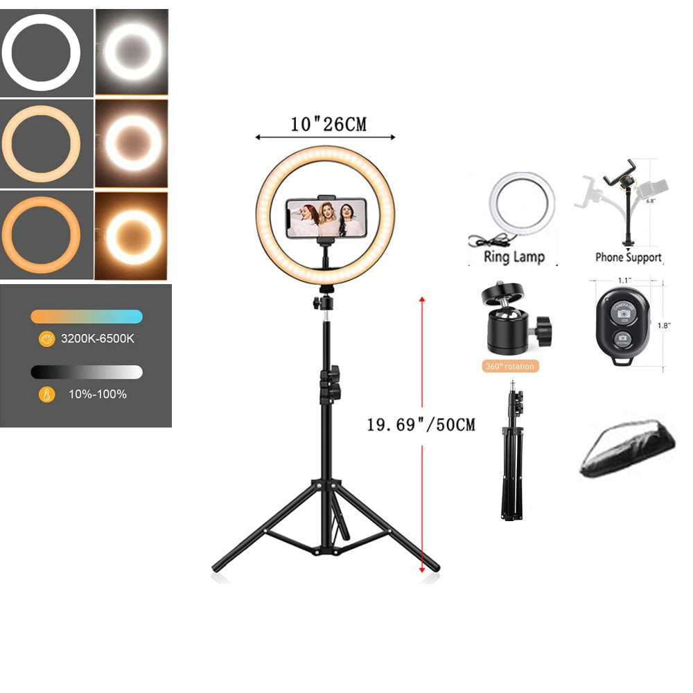 LED Selfie Ring Light Photography Video Light RingLight