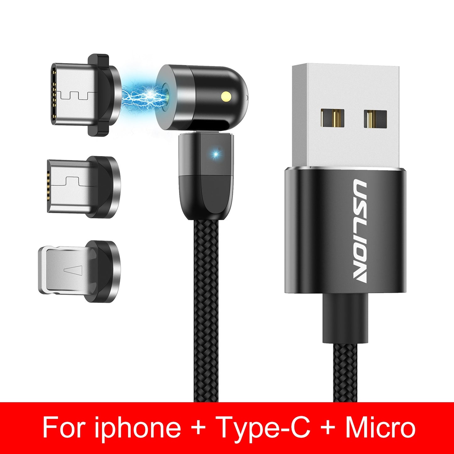 Magnetic USB Cable Fast Charging Type C