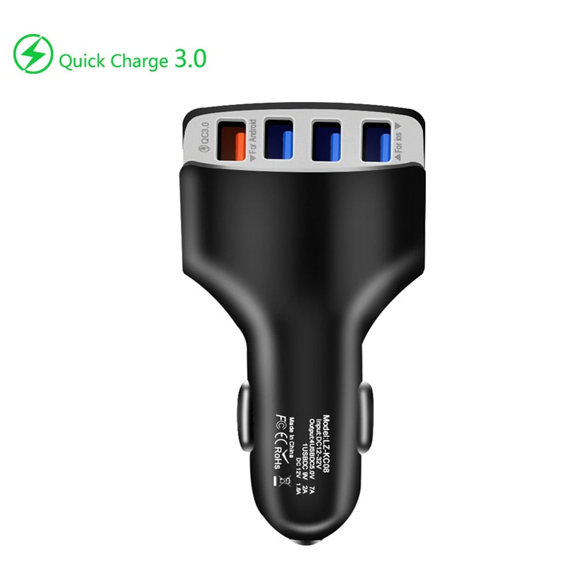 3.1A Dual USB Car Charger 2 Port LCD Display