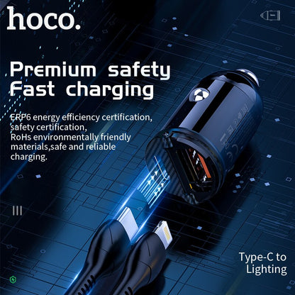 USB Car Charger PD 30W Fast Charging Supercharge