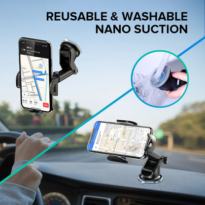 Car Phone Holder 360° Windshield Mobile Cell Support