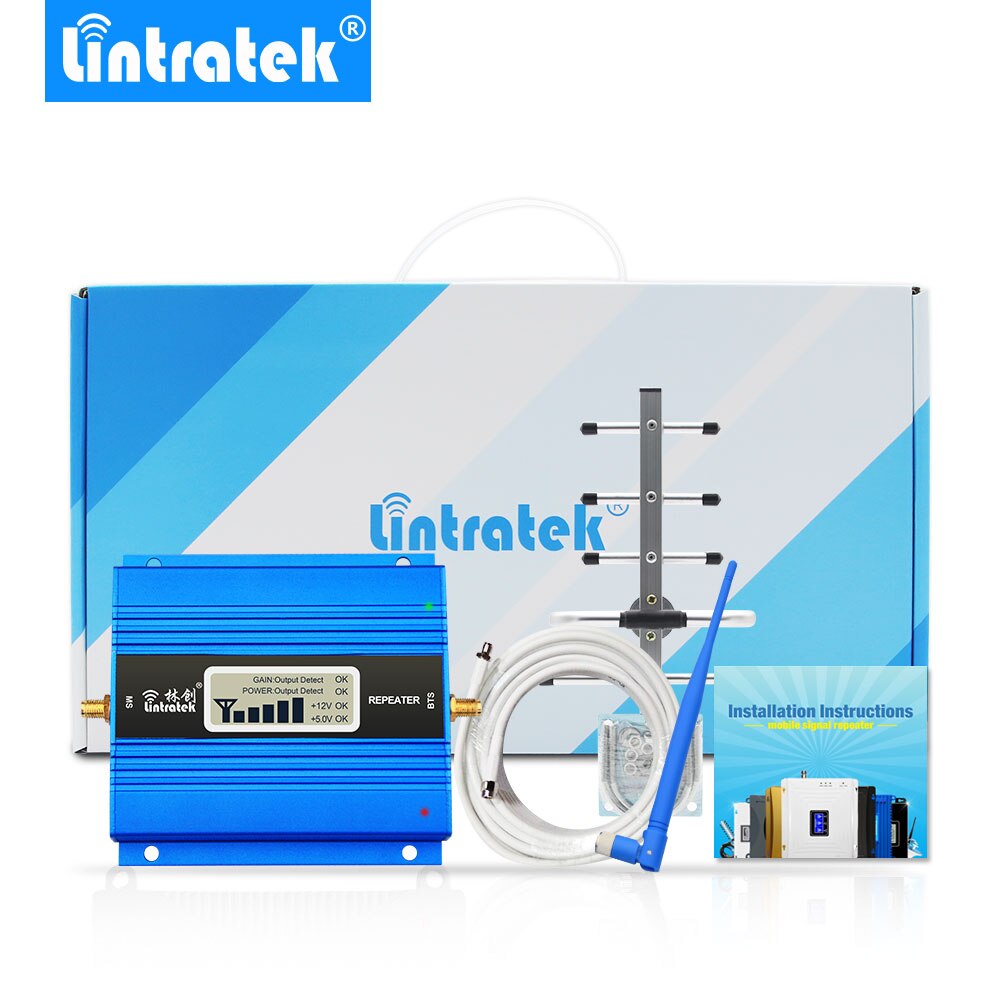 Lintratek LCD Display Mini GSM Repeater