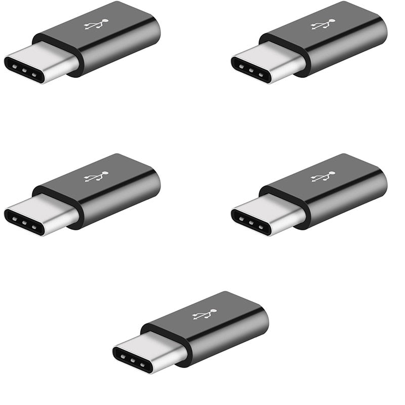 5PCS Micro USB To Type-C Adapter Mobile Phone