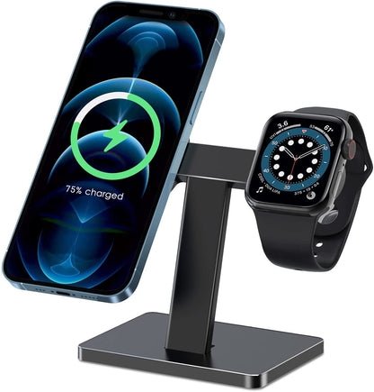 Wireless Charger Stand Aluminum Alloy Phone Holder