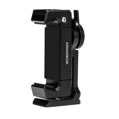 Aluminum Phone Tripod Mount w Cold Shoe Mount