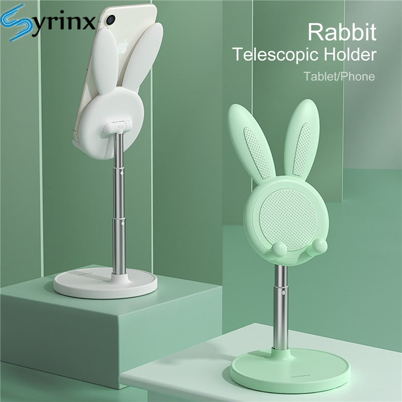 Cute Bunny Phone Holder Desktop Cell Phone Stand