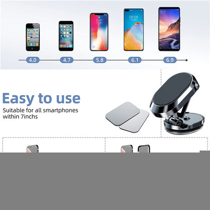 Car Phone Holder Magnet Mount Mobile Cell Phone Stand GPS