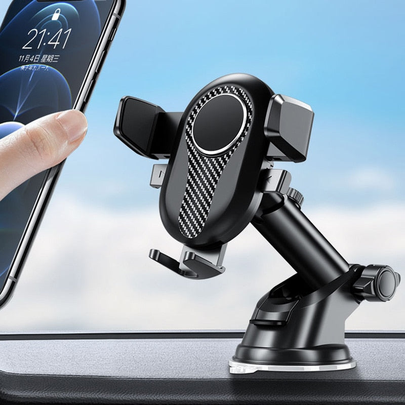 Car Phone Holder Stand Gravity Car Suction Cup