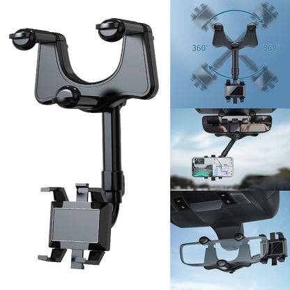 Universal 360 Rotatable Car Phone Holder Rearview