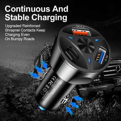 PD 20W Car Charger Type C Phone Fast Charger