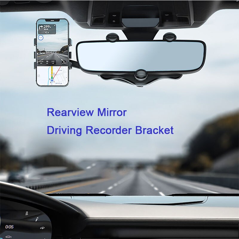 Rearview Mirror Phone Holder Car Mount Phone GPS