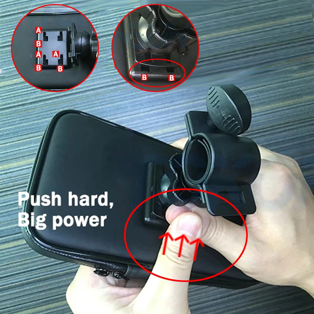 Motorcycle Telephone Holder Support Moto Bicycle