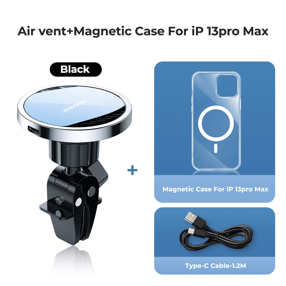 Magnetic Car Phone Holder Wireless Charger