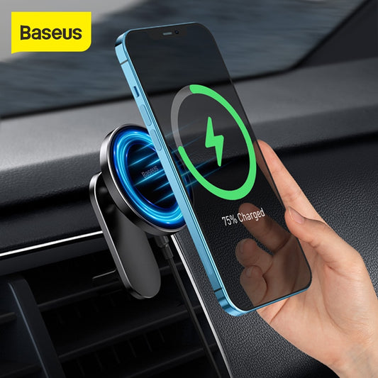 Car Mount Charger Magnetic Suction Air Outlet Holder