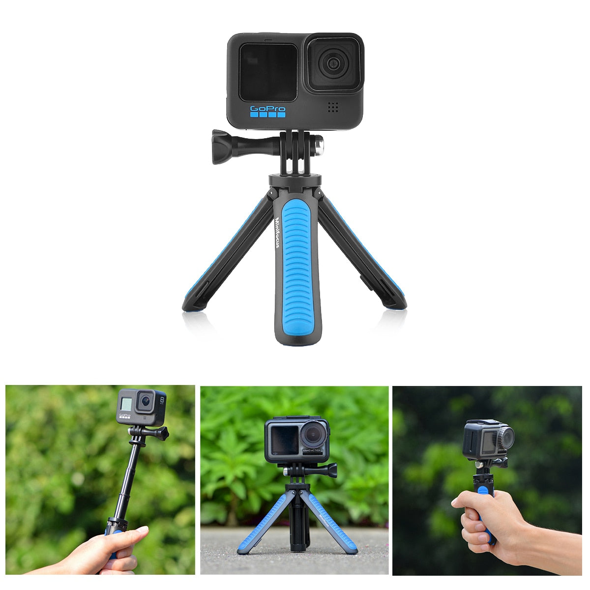 Mini Handle Selfie Stick Desktop Tripod For Vlog