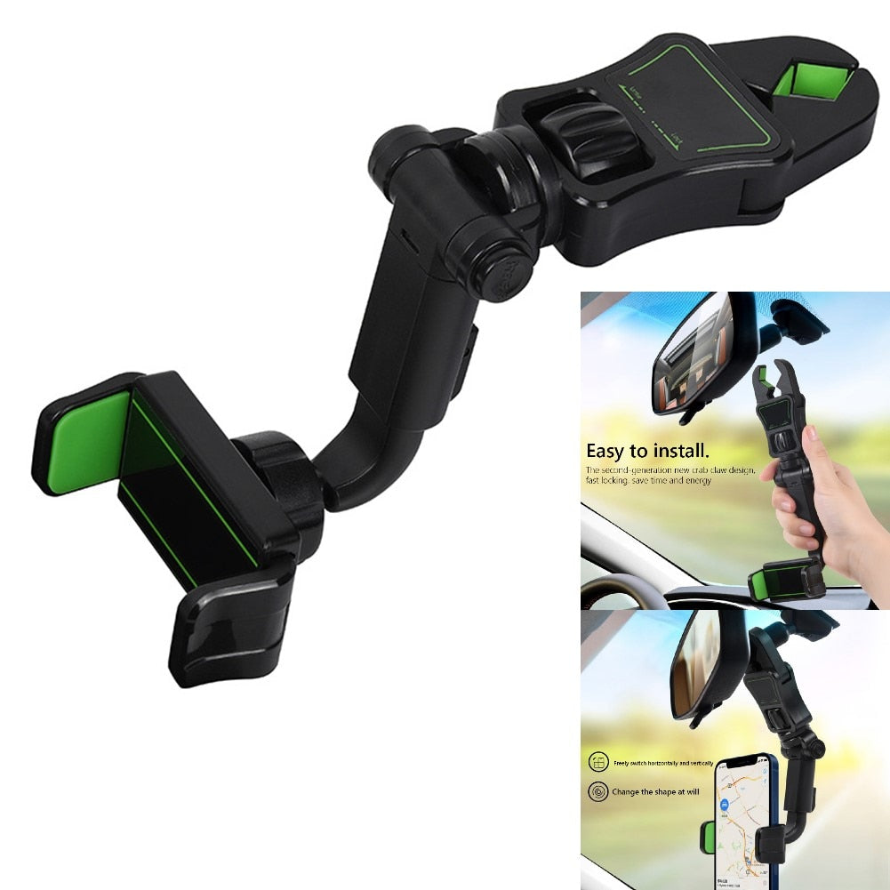 Universal 360 Rotatable Car Phone Holder Rearview