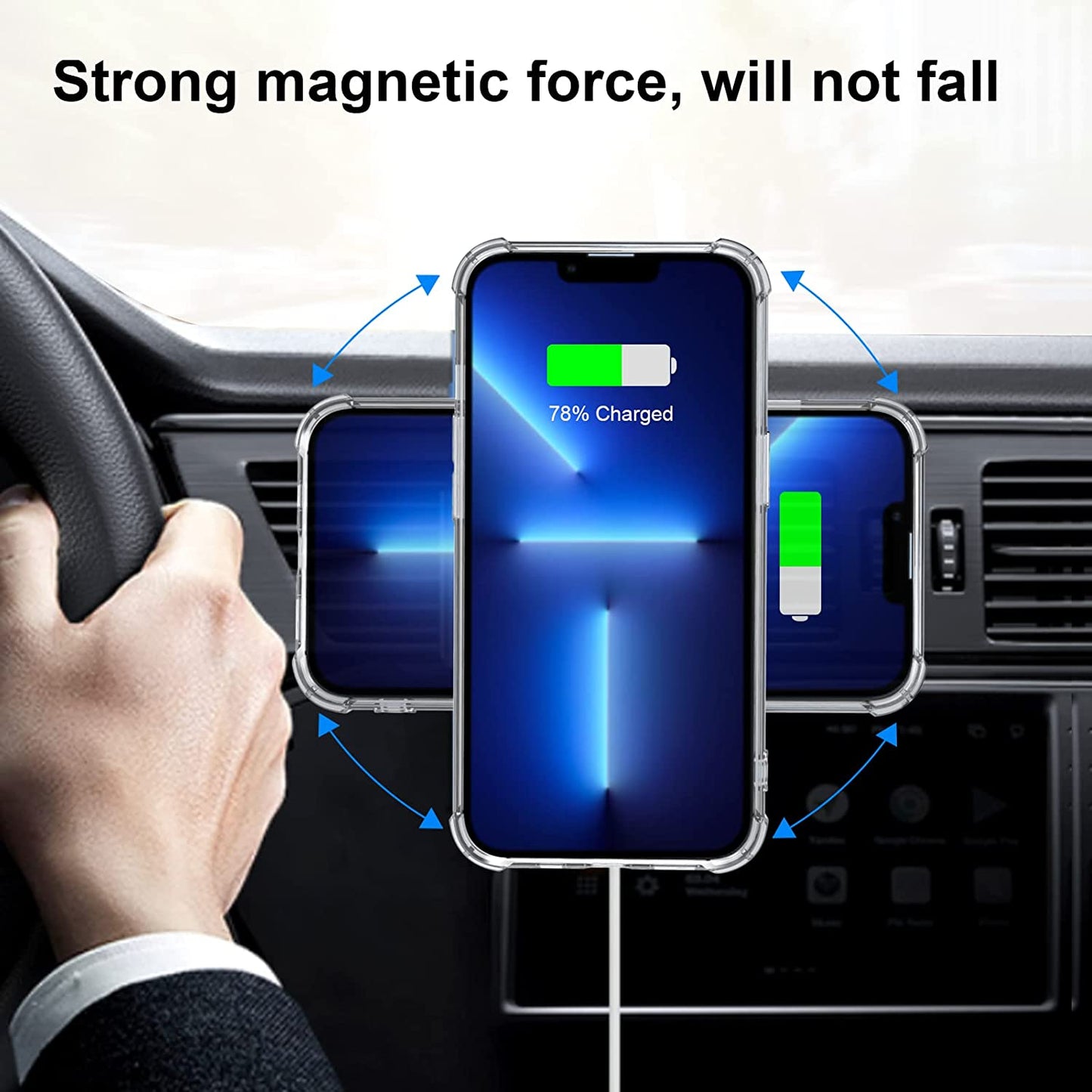 Sticker Magnetic Car Phone Holder Iron Sheet Ring