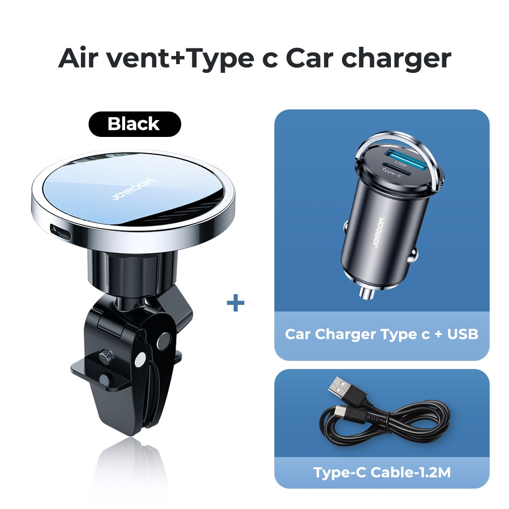 Magnetic Car Phone Holder Wireless Charger