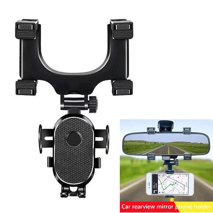 Universal 360 Rotatable Car Phone Holder Rearview