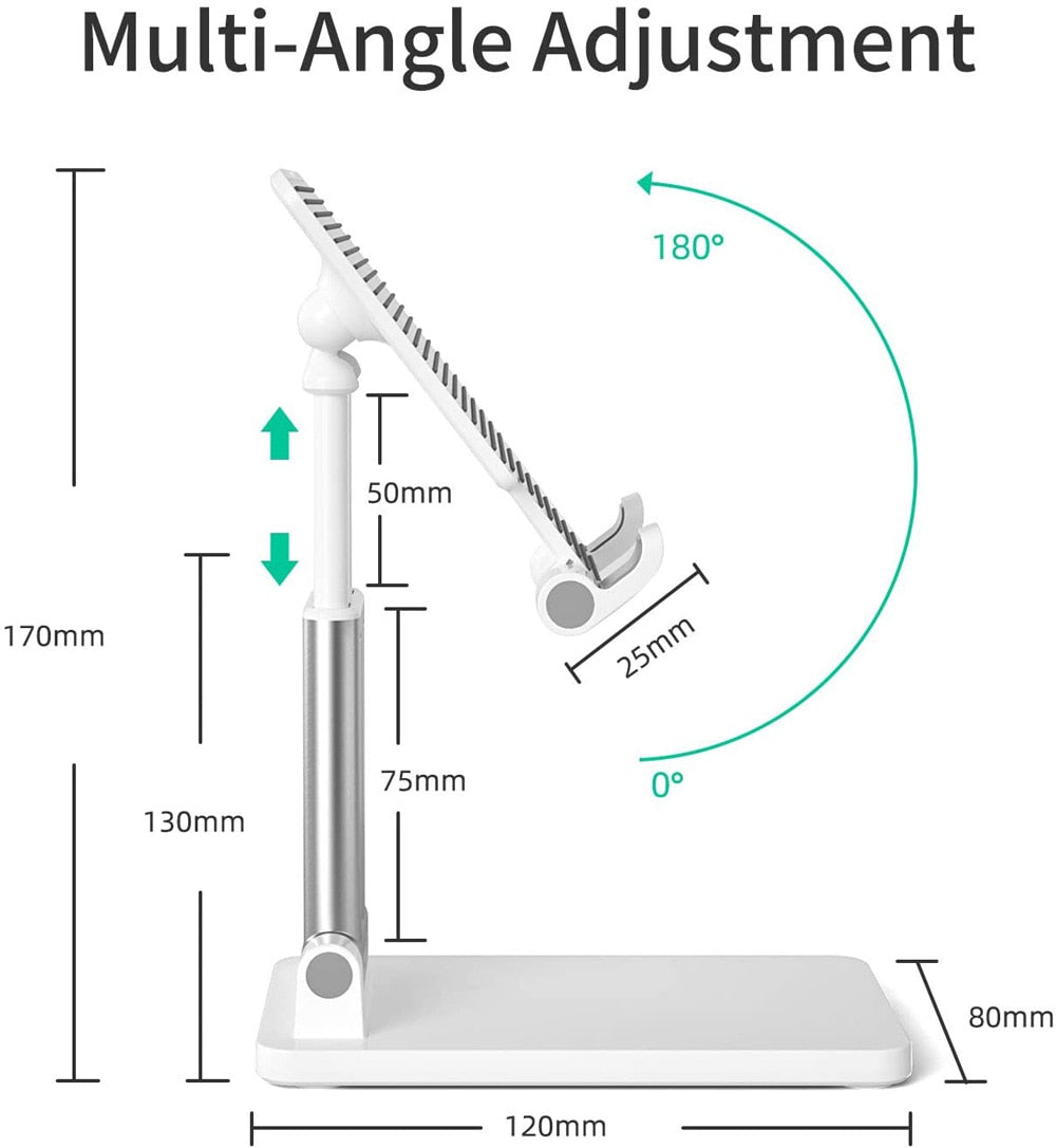 Adjustable Desktop Tablet Holder Universal Phone Stand