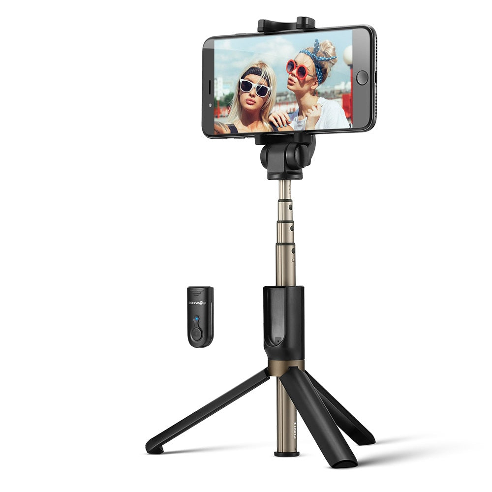 BW-BS3 bluetooth-compatible Selfie Stick Tripod