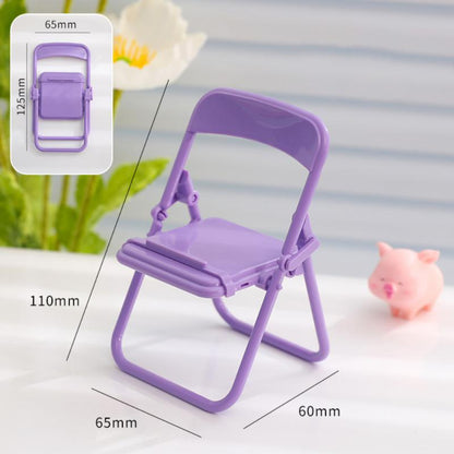 Portable Mini Mobile Phone Stand Cute Color Chair