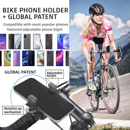 Mini Phone Holder for MTB Bicycle 360 Rotatable