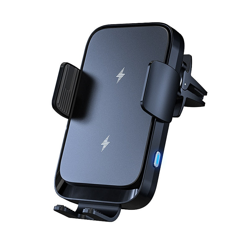 Dual Coils Wireless Car Charger Holder Cell Phone