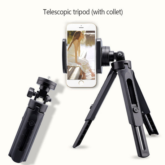 Desktop Tripod Mini Portable Retractable Phone Stand