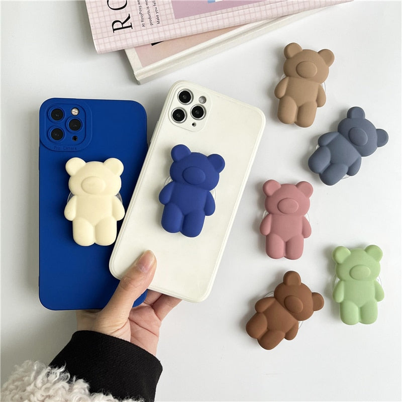 Luxury Three-Dimensional Cute Bear Expandable Mobile Phone