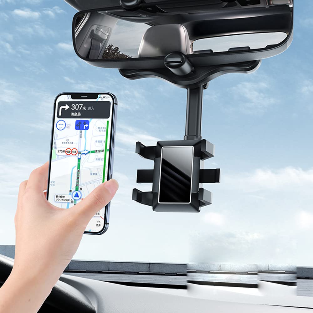 Clip Rotatable and Retractable Car Phone Holder