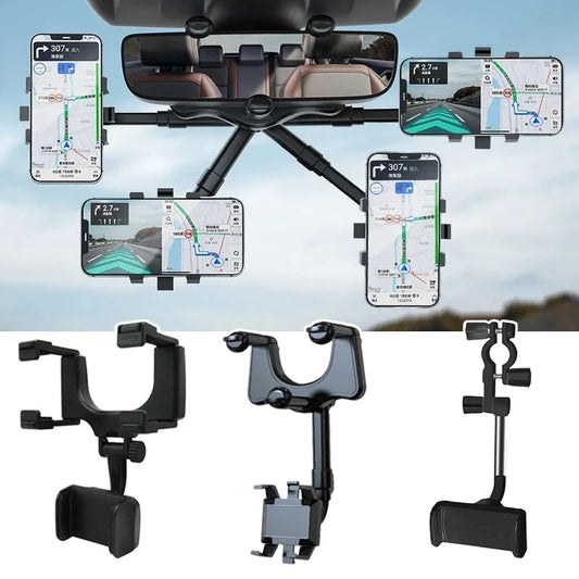 Universal 360° Rotatable Retractable Car Phone Holder