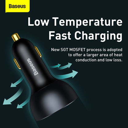 160W Car Charger Quick Charge USB C Charger