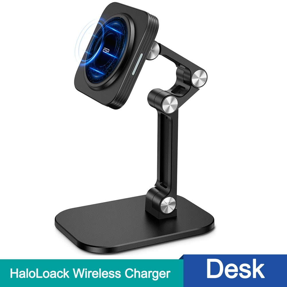 HaloLock Magnetic Wireless Car Charger