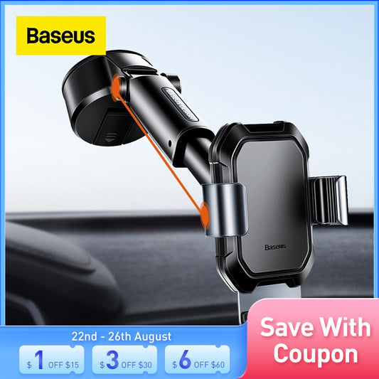 Baseus Gravity Car Phone Holder Suction Cup