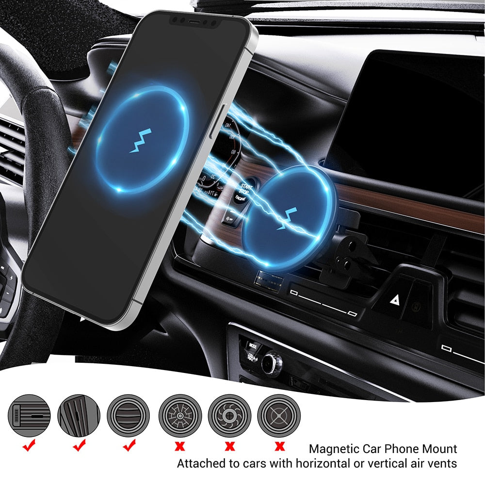 2 Pack Magnetic Car Phone Holder Powerful Magnetic