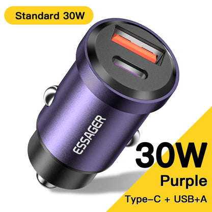 30W USB Car Charger Quick Charge4.0 USB