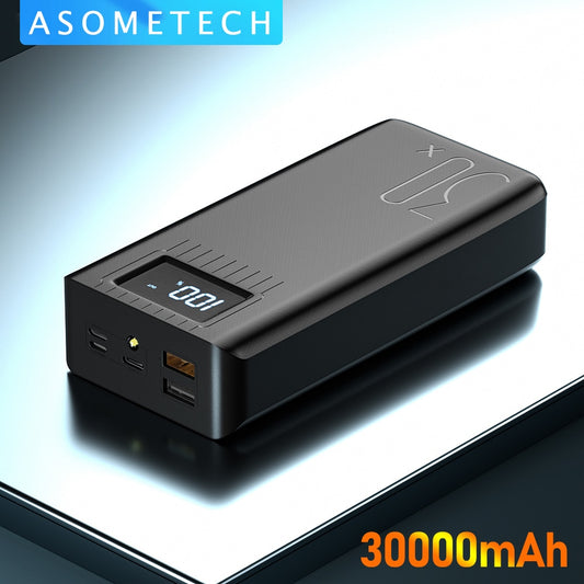 LED Power Bank 30000mAh Portable Charging