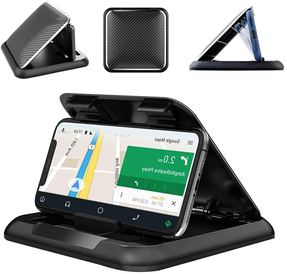 Carbon Fiber Car Phone Holder Dashboard