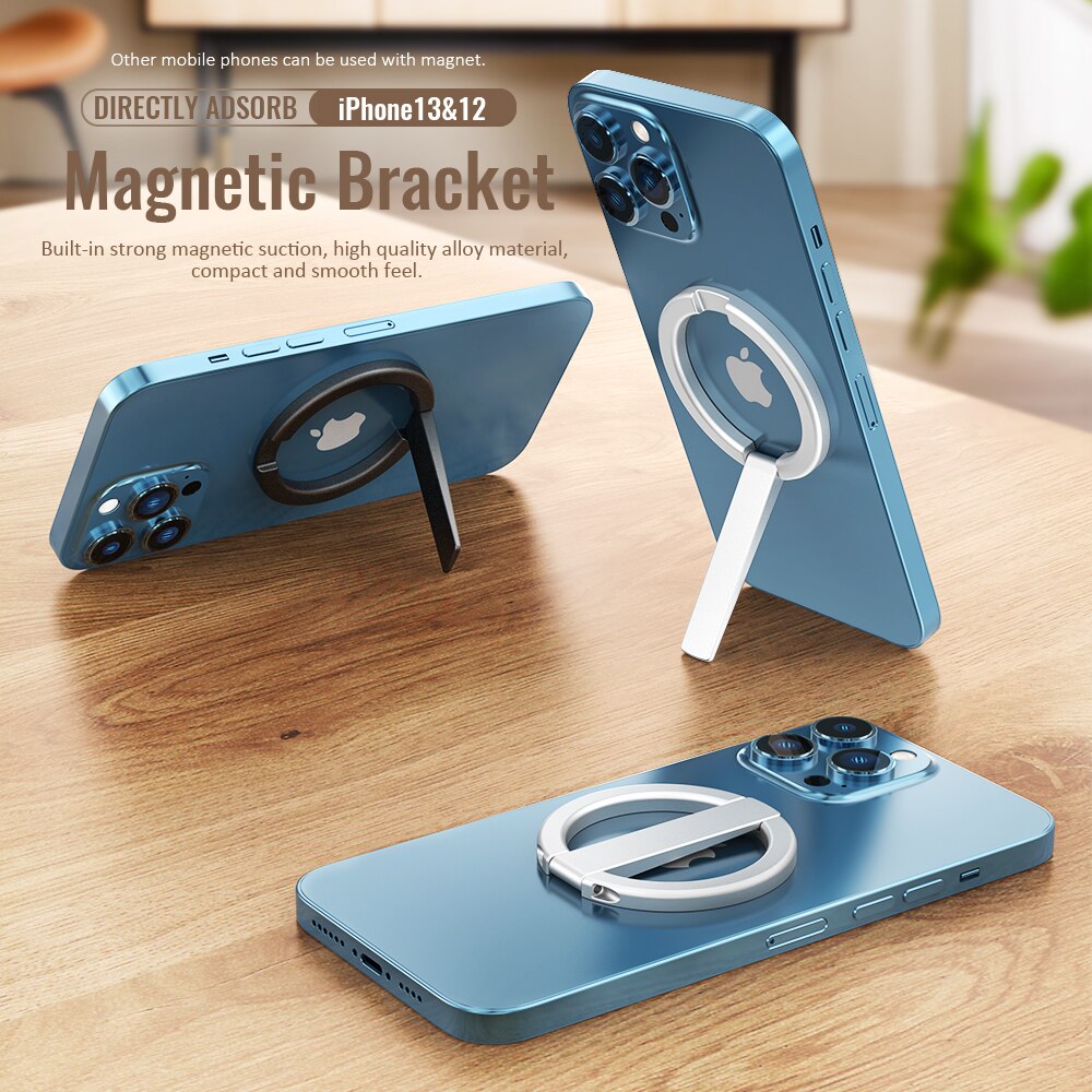 Alloy Magnetic Phone Back Sticker Holder