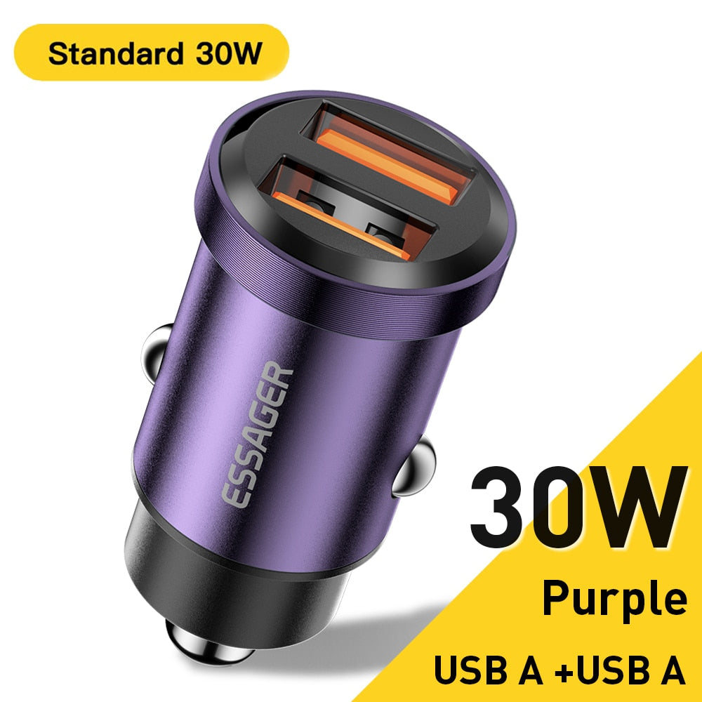 30W USB Car Charger Quick Charge4.0 USB