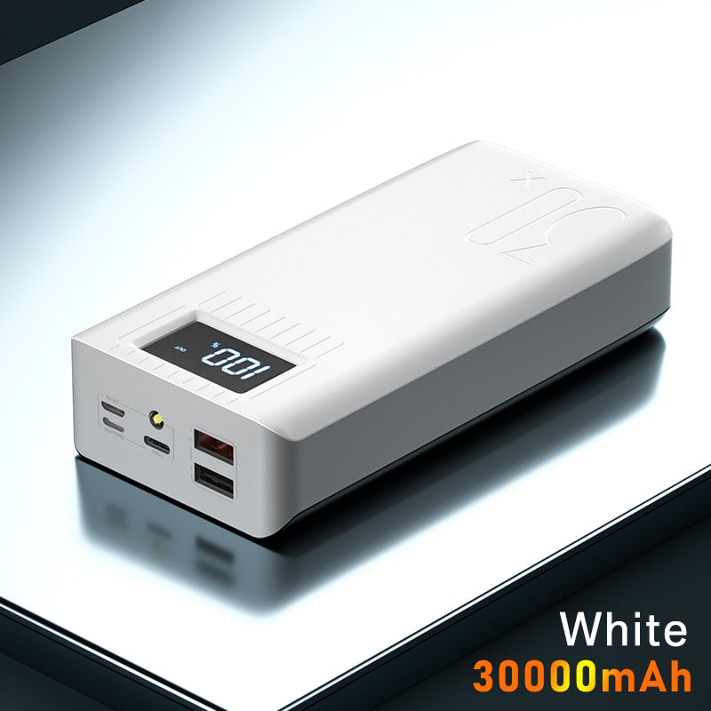 LED Power Bank 30000mAh Portable Charging